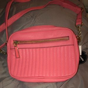 Pink crossbody bag